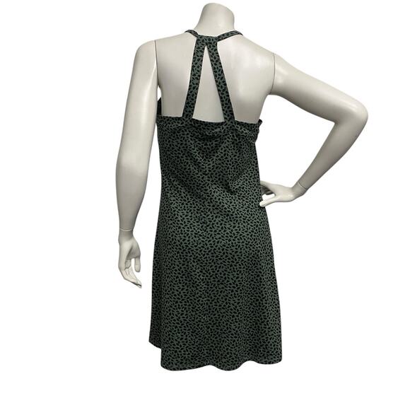 Eddie Bauer Womens S Sleeveless Racerback Sport Dress Green Black Black Outdoor - Picture 5 of 13